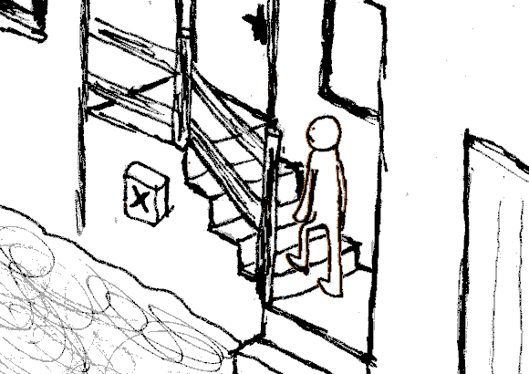 But first enter the house