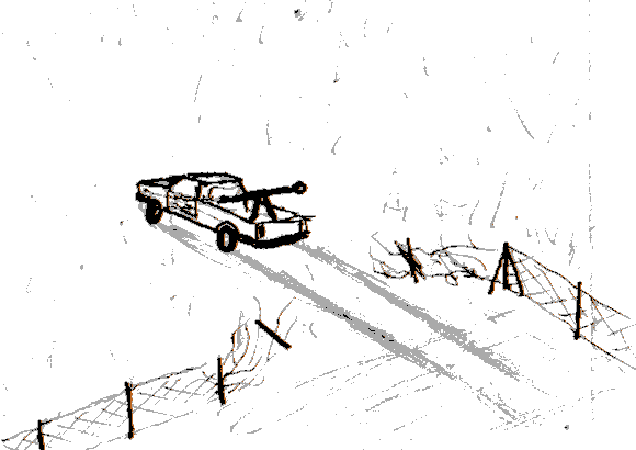 Look out of the window to see what happened