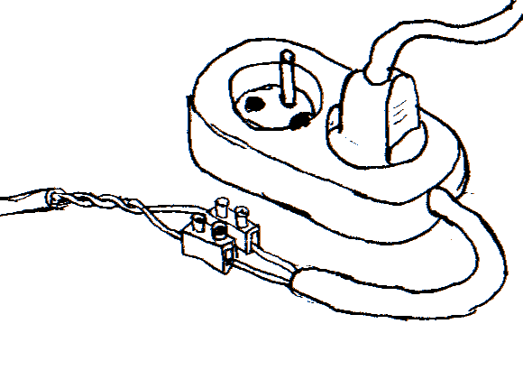 Connect the telephone, finally