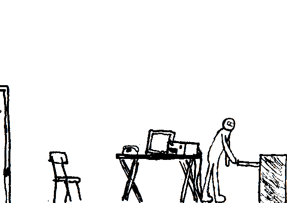 B: Take another look at anything at all