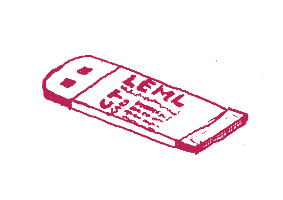 Imagine that you were unwise enough to take the CT card out; what would you see?