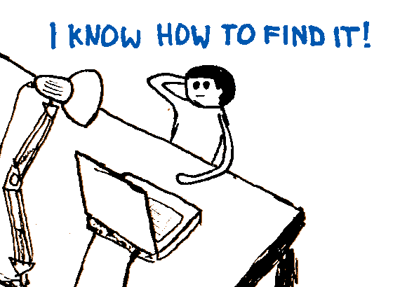 !!! I know how to find the computer!