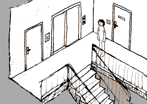 Leave the room, go outside