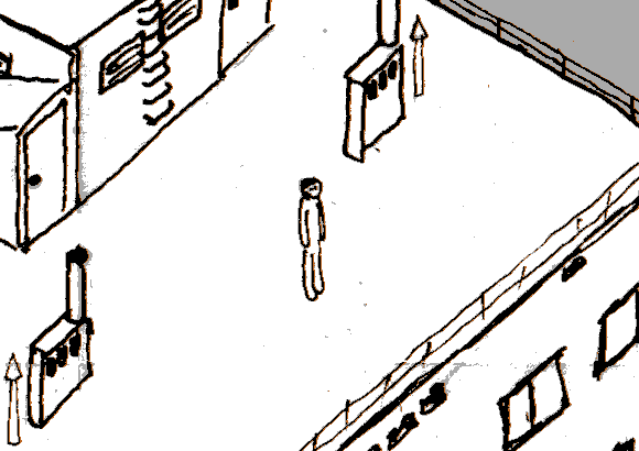 Quickly ascend to highest point of building