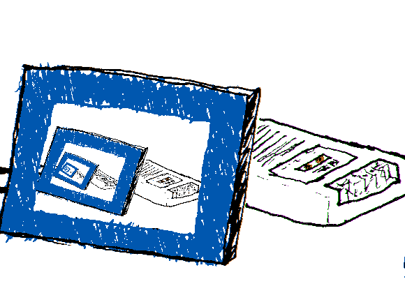 Examine stuff on desk